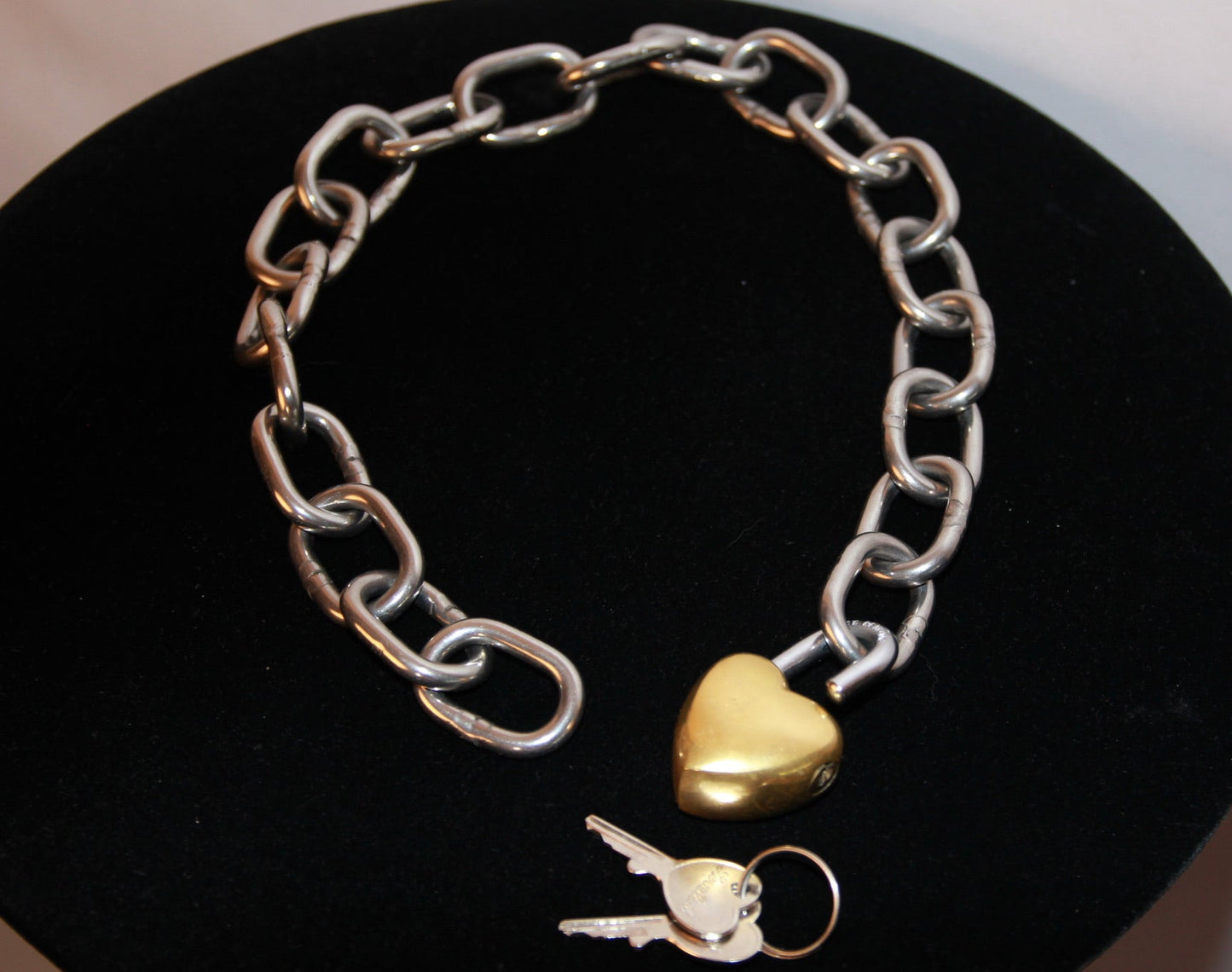Heart Padlock Chain Necklace