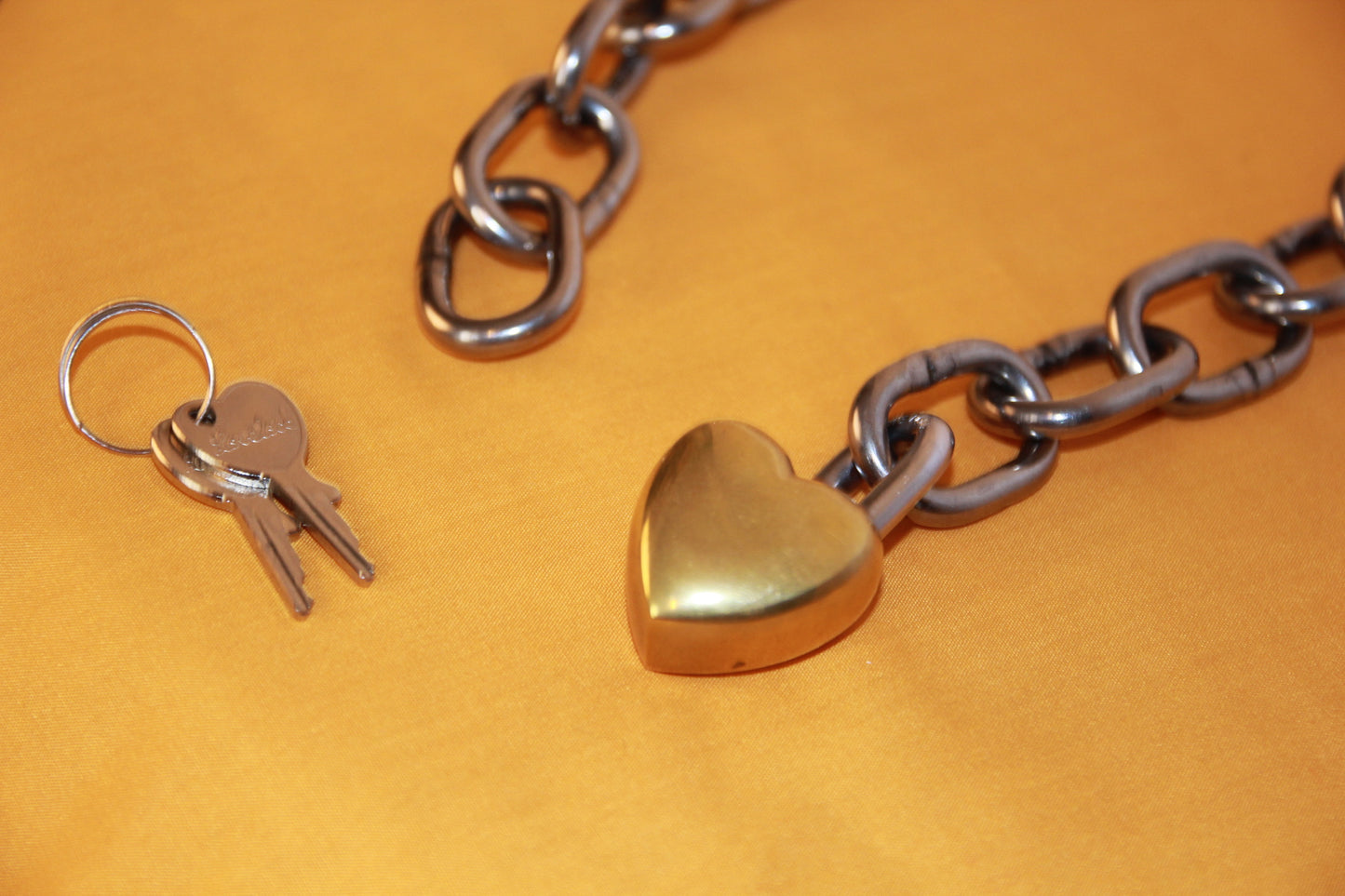 Heart Padlock Chain Necklace