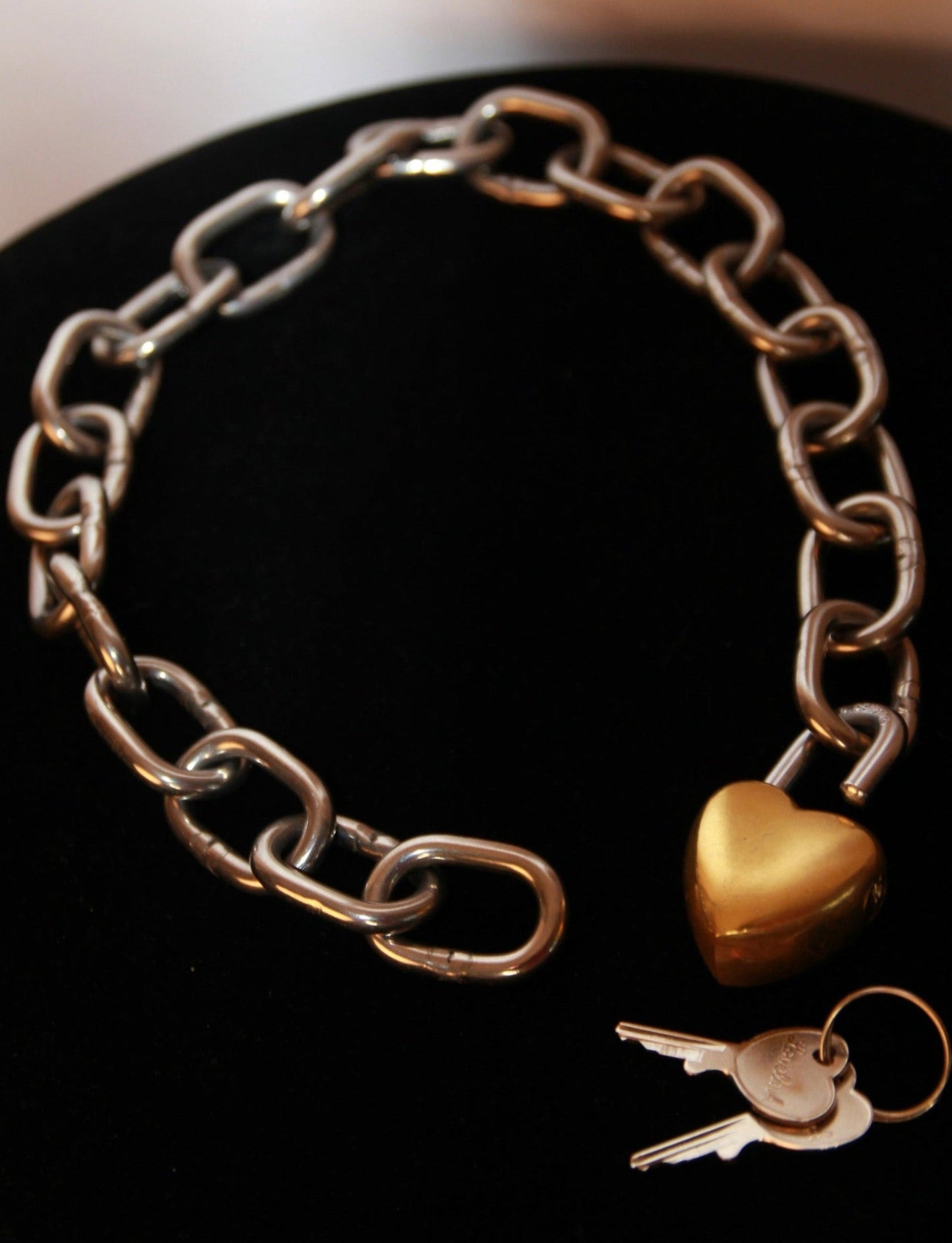 Heart Padlock Chain Necklace