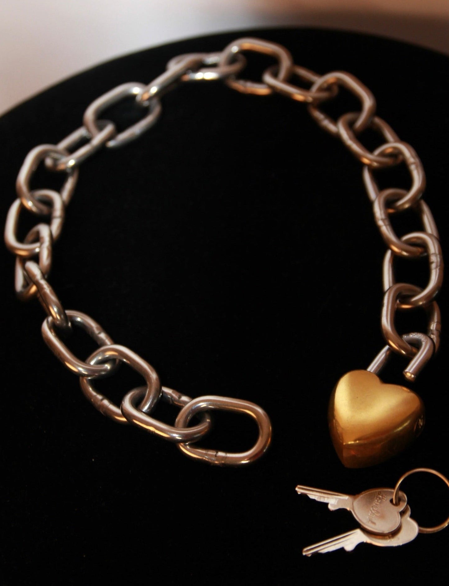 Heart Padlock Chain Necklace