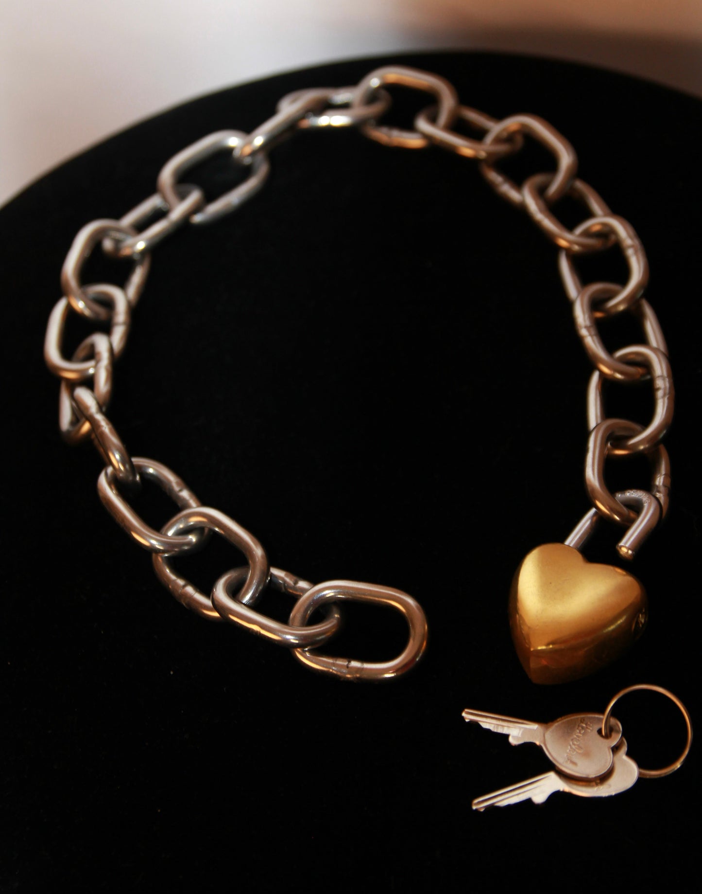 Heart Padlock Chain Necklace
